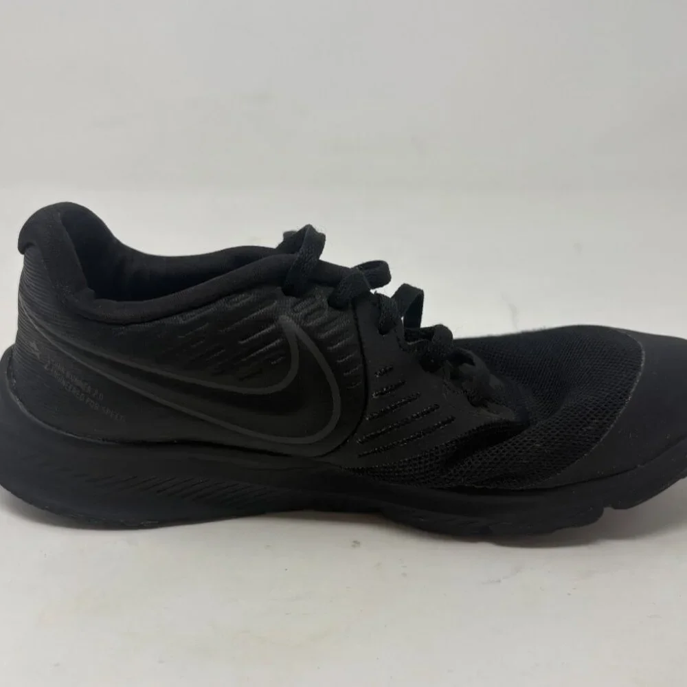 Nike Shoes Star Runner 2 GS Kids Size 4Y Triple Black AQ3542-003